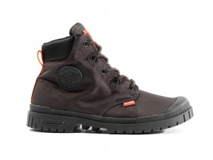 Asphalt Grey Men Palladium PAMPA SP20 CUFF WP+ High Tops Shoes USA | LKH-907423