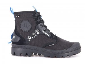 Black Men Palladium PAMPA X DESTINY High Top Boots USA | XCP-960437