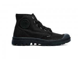 Black / Black Men Palladium PAMPA HI High Tops Shoes USA | AVG-985734