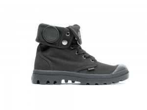 Black / Black Women Palladium BAGGY High Top Boots USA | MEA-847360