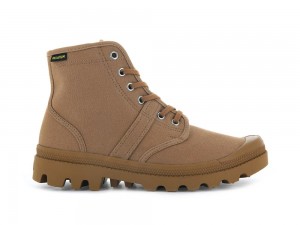 Cinnamon Brown Men Palladium PALLABROUSSE High Top Boots USA | BFW-437089