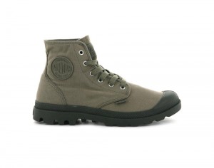 Dusky Green Men Palladium PAMPA HI High Tops Shoes USA | BMD-350468