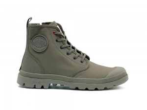 Dusky Green Men Palladium PAMPA LITE+ HI PARIS High Tops Shoes USA | ZOS-920456