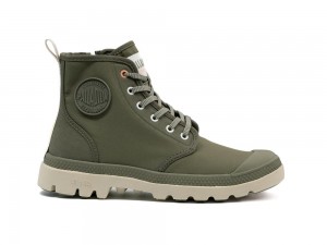 Dusky Green / Sahara Men Palladium PAMPA LITE+ HI PARIS High Tops Shoes USA | EUH-863294