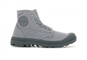 Grey Flannel Men Palladium PAMPA HI High Top Boots USA | WBJ-215436