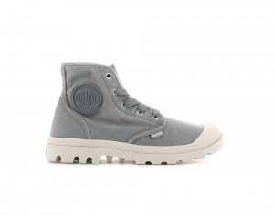 Grey Flannel Women Palladium PAMPA HI High Top Boots USA | NTU-581367