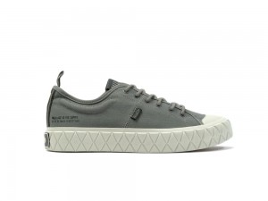 Gun Metal Grey Women Palladium PALLA ACE LO SUPPLY Low Tops Sneakers USA | IYB-257160