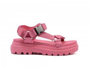 Hot Pink Women Palladium PALLACRUISE PARIS Sandals USA | YWI-751496