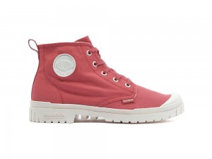 Mineral Red Men Palladium PAMPA SP20 HI CANVAS High Tops Shoes USA | HBE-463951