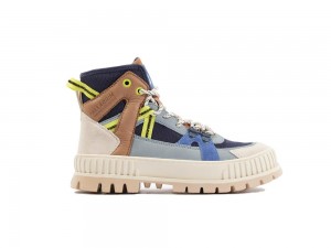 Mood Indigo Women Palladium PALLASHOCK OUTCITY High Top Sneakers USA | AKI-659471