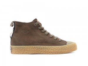 Olive Night Men Palladium PALLA ACE RUGGED SUEDE High Tops Shoes USA | ALI-308597