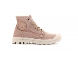 Rose Brick Women Palladium PAMPA HI High Top Boots USA | BVX-267913