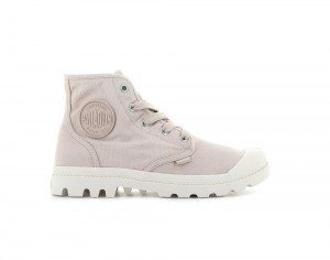 Rose Smoke Women Palladium PAMPA HI High Top Boots USA | AUB-153068