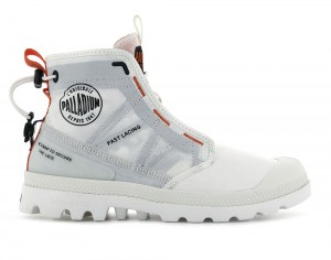 Star White Kids' Palladium PAMPA TRAVEL LITE High Top Boots USA | FWO-769408