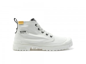 Star White Men Palladium SP20 HI TECH High Tops Shoes USA | EYJ-543798