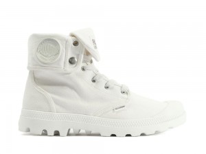 Star White Women Palladium BAGGY High Top Boots USA | PVU-985461