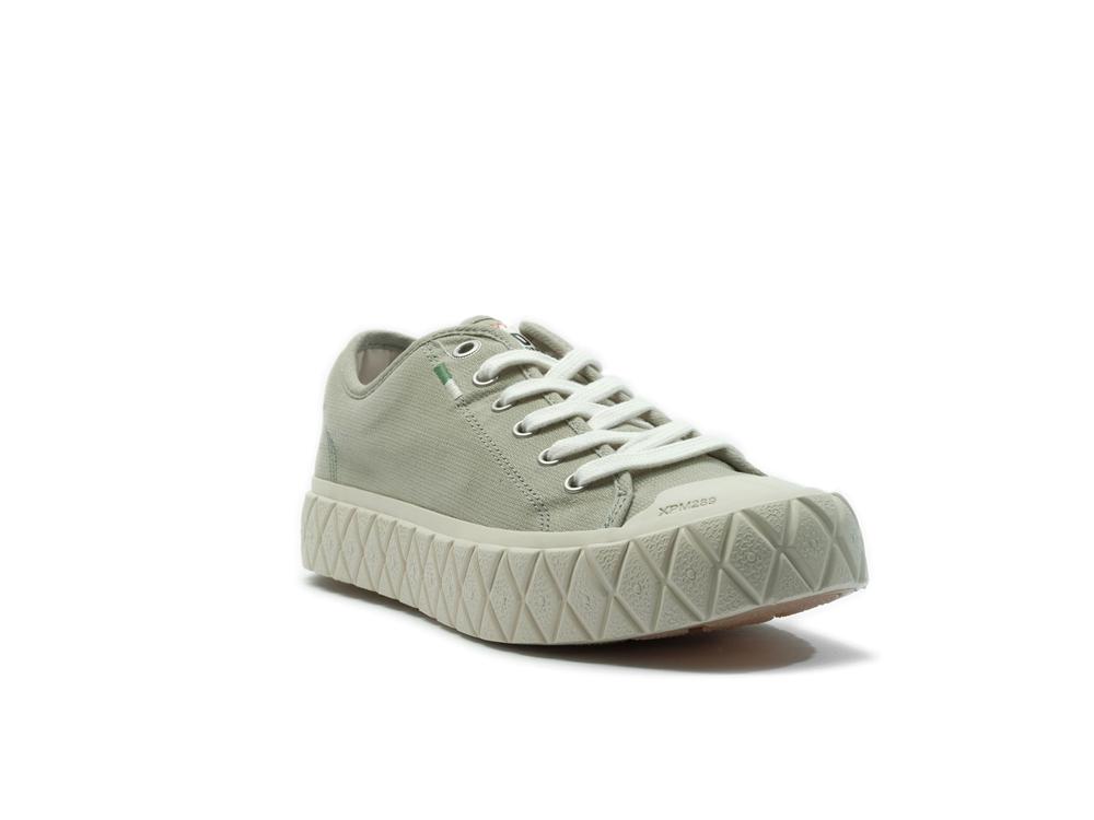 Abbey Stone Green Men Palladium PALLA ACE CANVAS Low Top Sneakers  USA |  KMU-617329