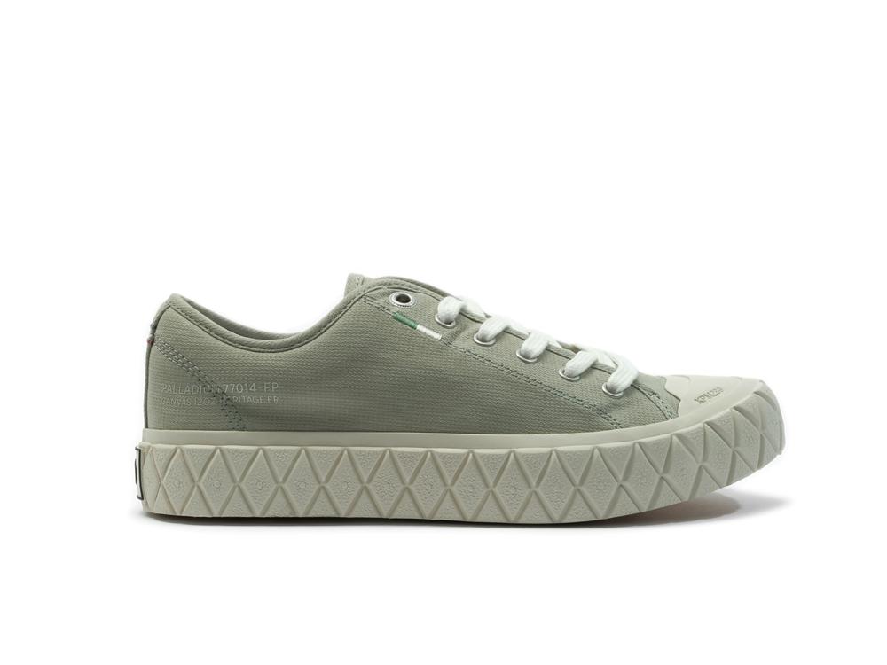 Abbey Stone Green Men Palladium PALLA ACE CANVAS Low Top Sneakers  USA |  KMU-617329