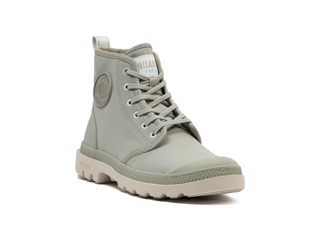 Abbey Stone Green Men Palladium PAMPA LITE+ HI PARIS High Tops Shoes  USA |  QYC-520138