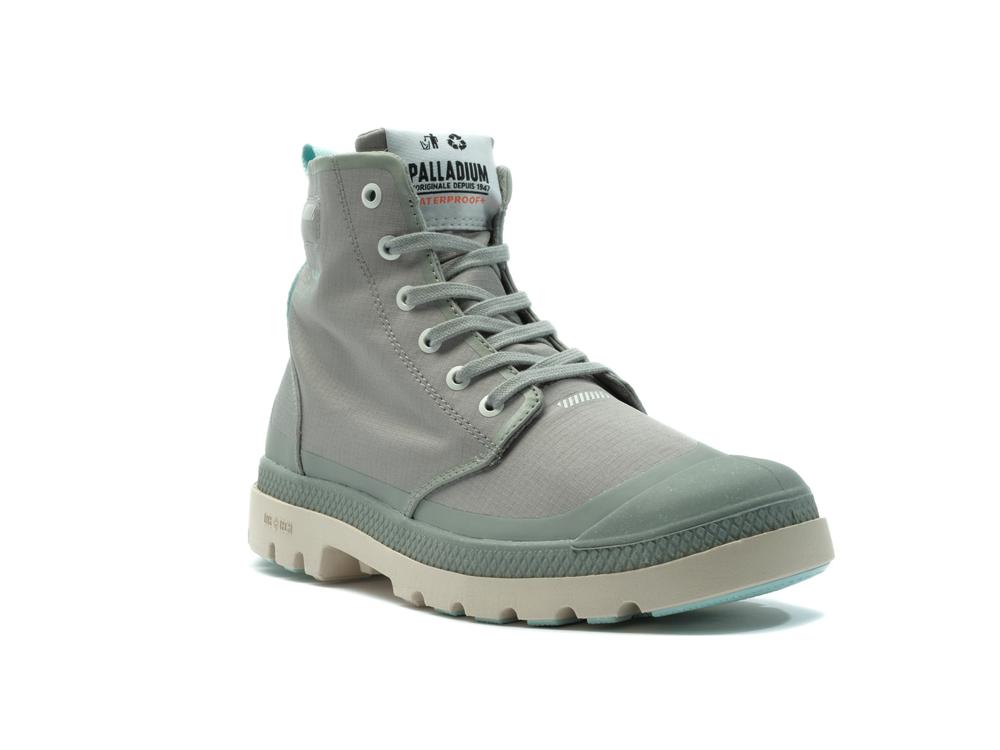 Abbey Stone Green Men Palladium PAMPA LITE+ HI High Tops Shoes  USA |  FNW-439062