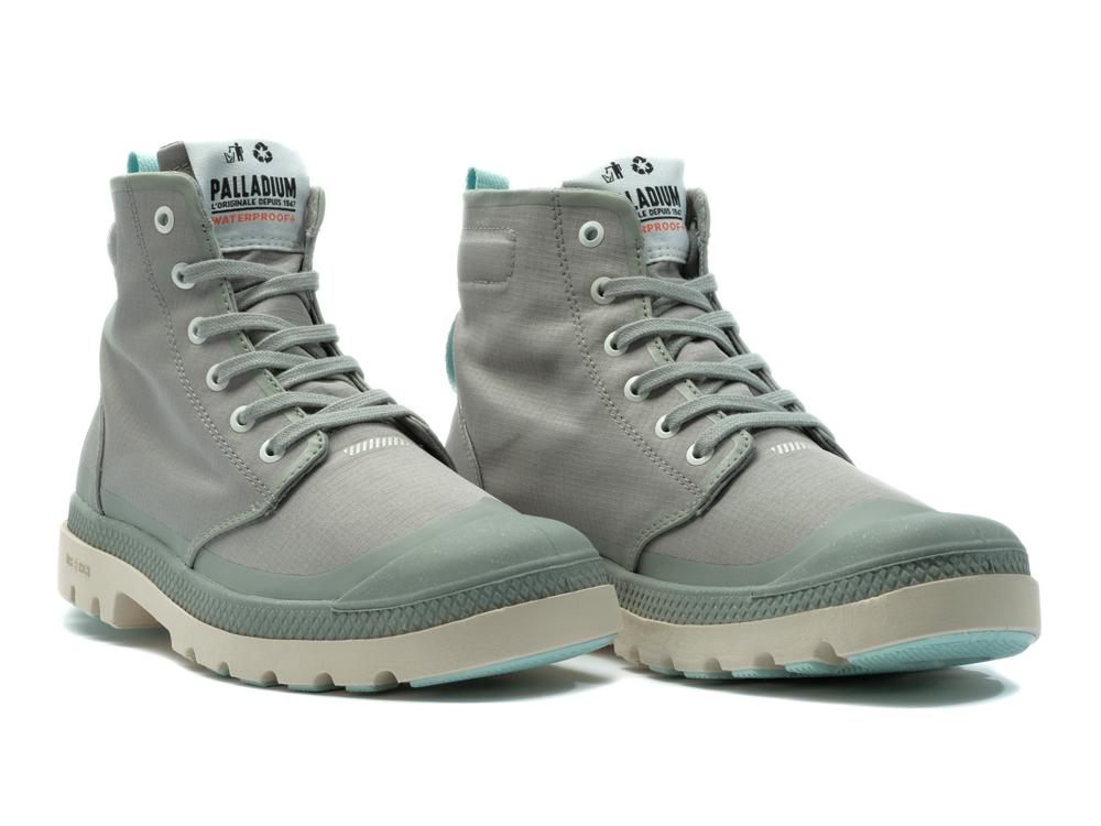 Abbey Stone Green Men Palladium PAMPA LITE+ HI High Tops Shoes  USA |  FNW-439062