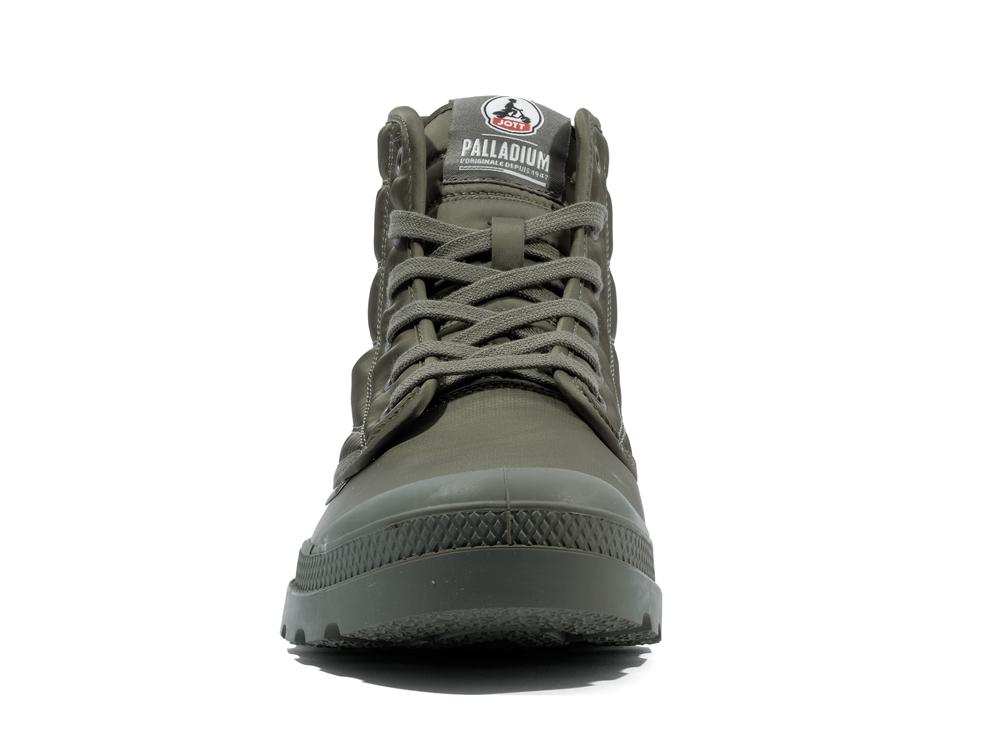 Army Green Men Palladium PAMPA HI DARE RHONA High Tops Shoes  USA |  UMP-670541