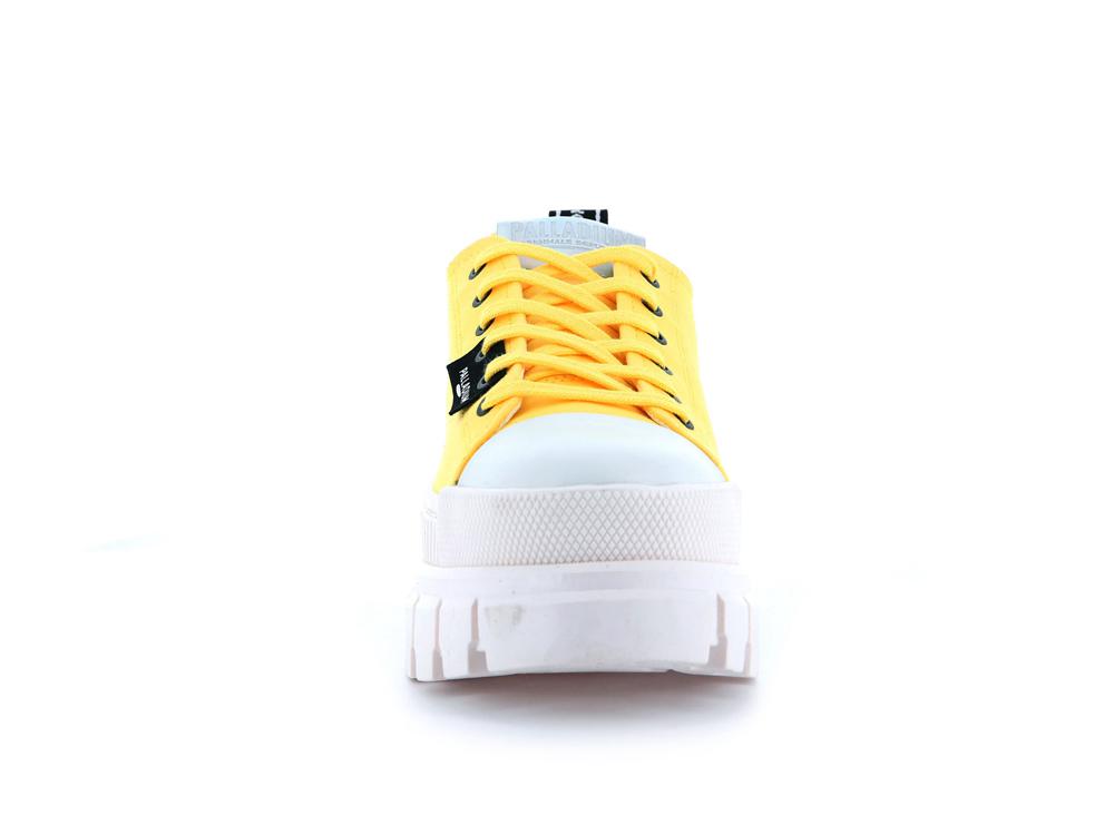 Aurora Yellow Women Palladium REVOLT LO TX Low Tops Sneakers  USA |  PLI-542137