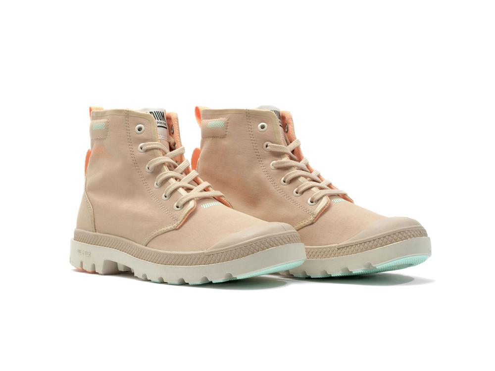 Beige Tan Men Palladium PAMPA LITE+ HI High Tops Shoes  USA |  LWP-985736