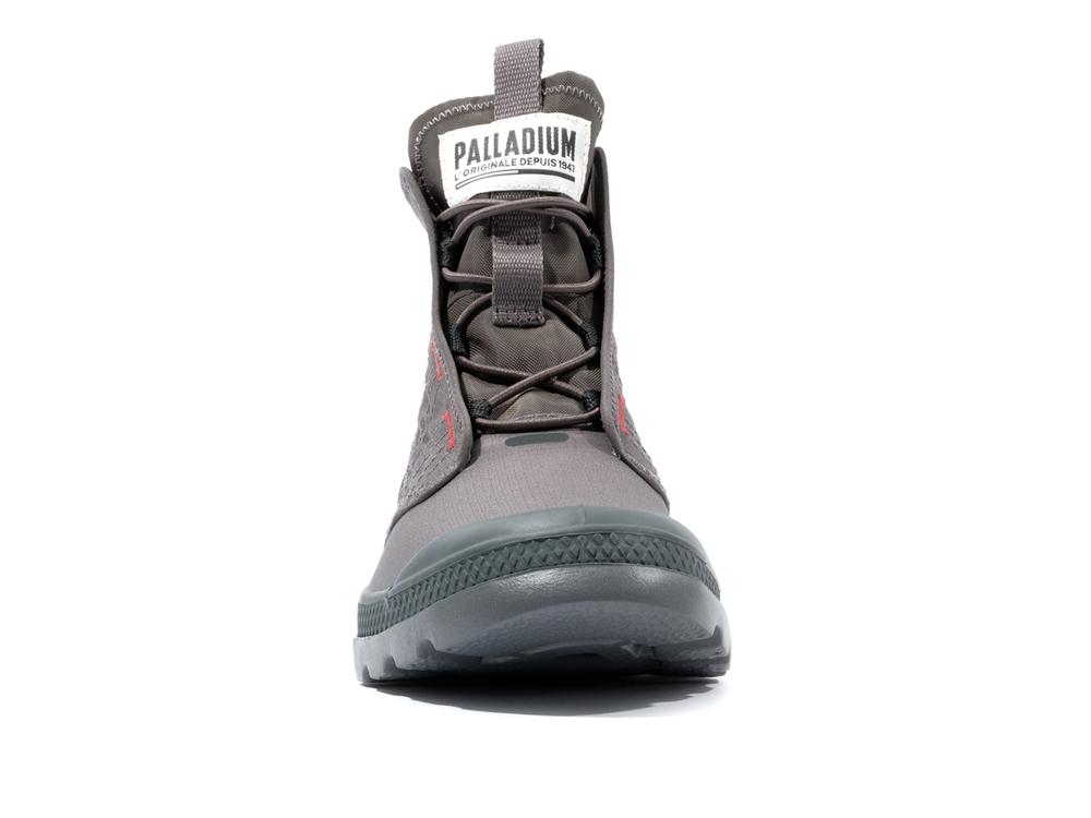 Beluga Grey Men Palladium PAMPA TRAVEL LITE RS High Tops Shoes  USA |  LSD-852470