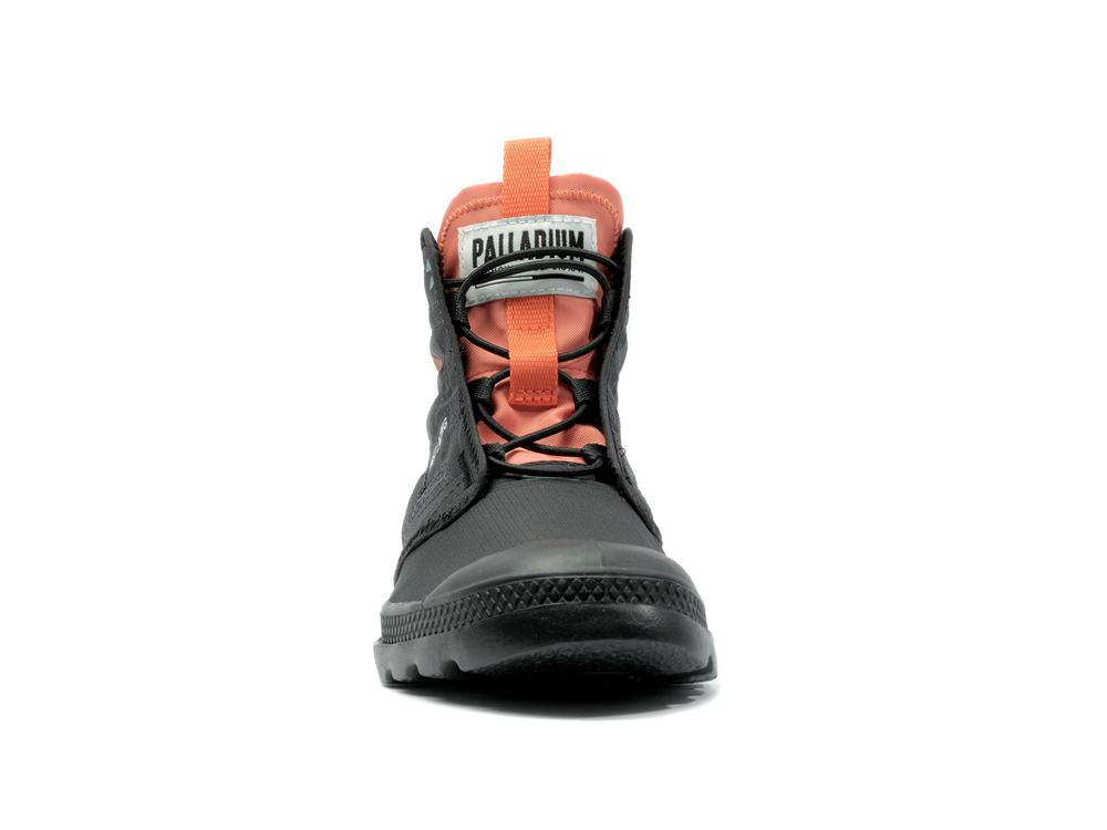 Black Kids' Palladium PAMPA TRAVEL LITE RS High Top Boots  USA |  YQM-184206