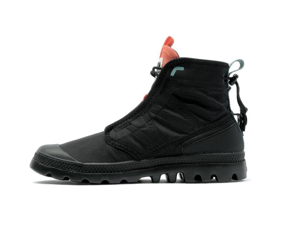 Black Kids' Palladium PAMPA TRAVEL LITE RS High Top Boots  USA |  YQM-184206