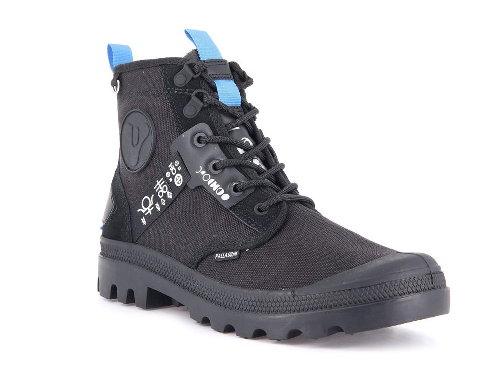 Black Kids' Palladium PAMPA X DESTINY High Top Boots  USA |  AZE-980436