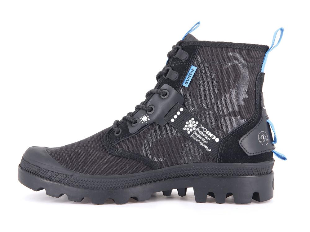 Black Kids' Palladium PAMPA X DESTINY High Top Boots  USA |  AZE-980436