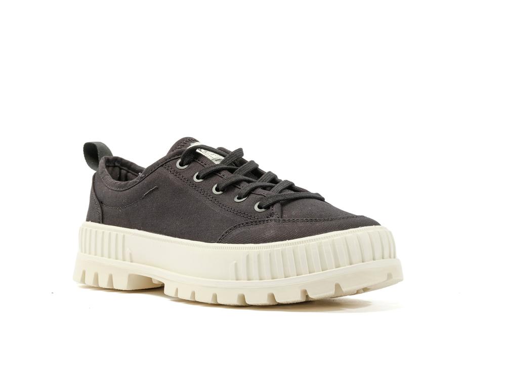 Black Men Palladium PALLASHOCK LO ORGANIC 2 Sneakers  USA |  HQT-907124