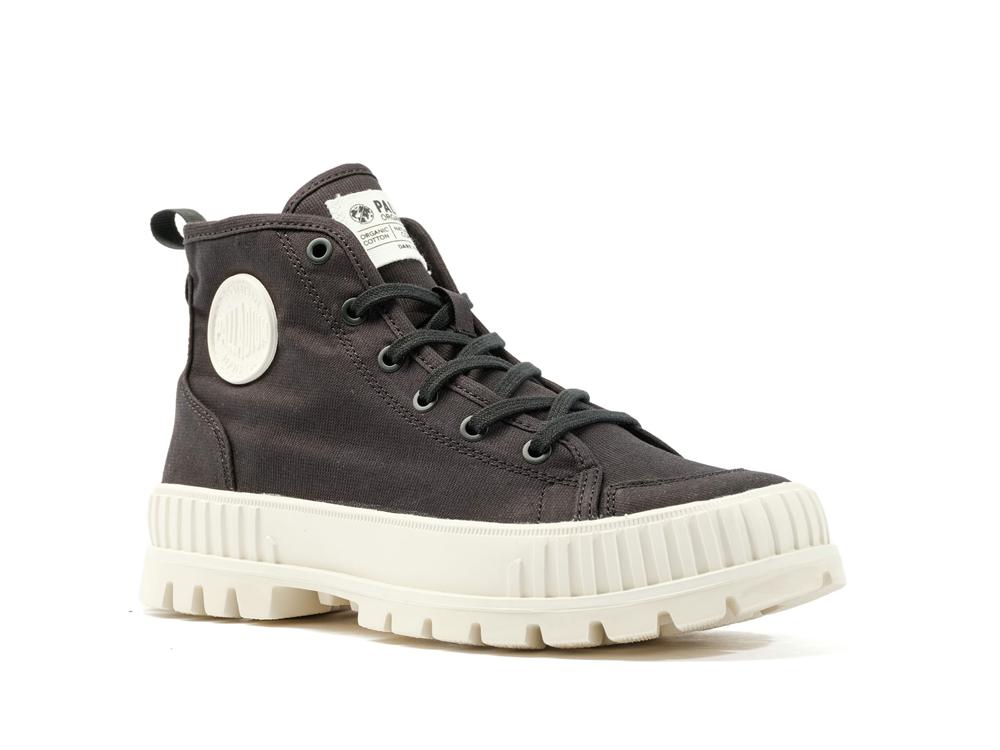 Black Men Palladium PALLASHOCK ORGANIC 2 Sneakers  USA |  WBJ-315679