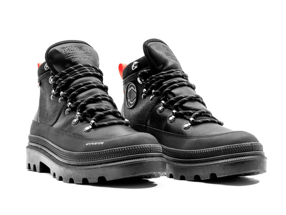 Black Men Palladium PALLATROOPER HIKER WP+ X FINISTERRE High Tops Shoes  USA |  PWC-518632