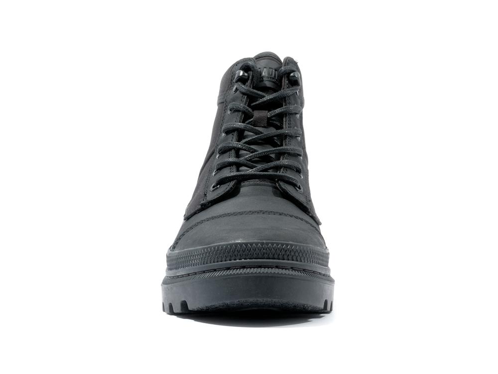 Black Men Palladium PALLATROOPER ROUGH High Top Boots  USA |  AGQ-619052