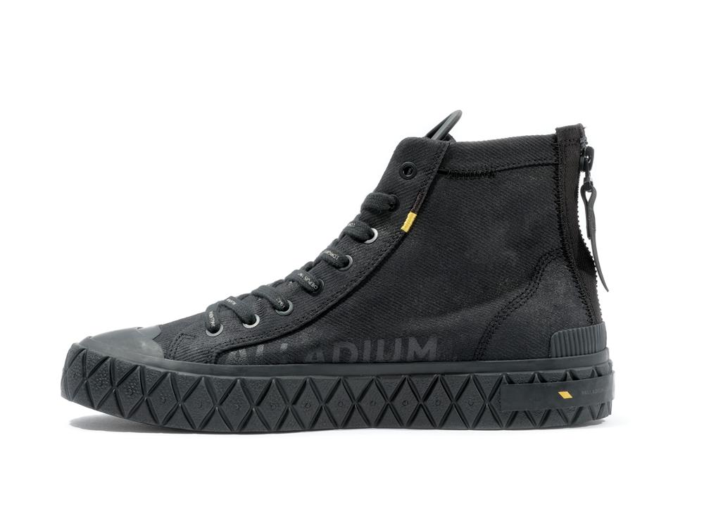 Black Men Palladium PALLA ACE SURPLUS High Tops Shoes  USA |  UZB-081964