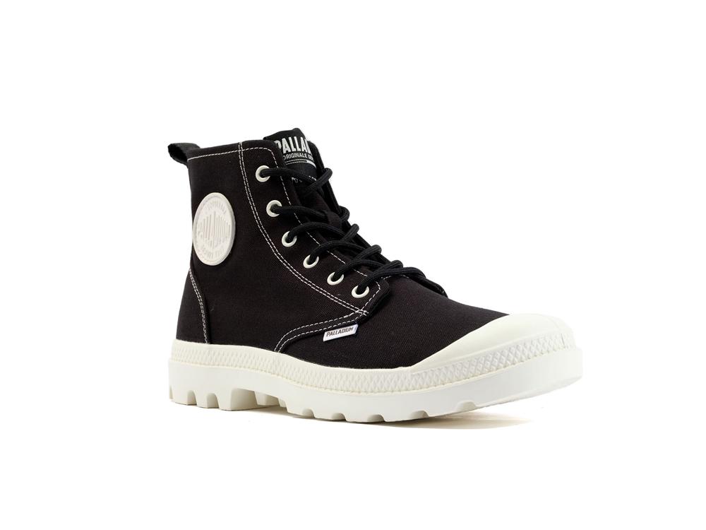 Black Men Palladium PAMPA BLANC High Tops Shoes  USA |  LOB-426731