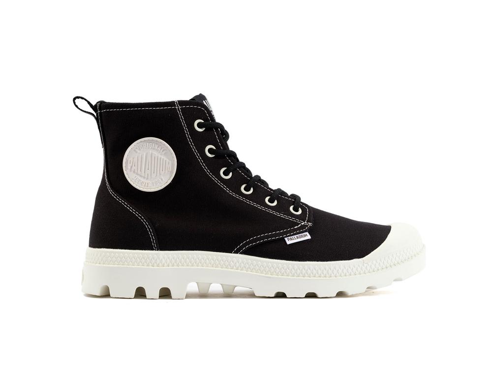 Black Men Palladium PAMPA BLANC High Tops Shoes  USA |  LOB-426731