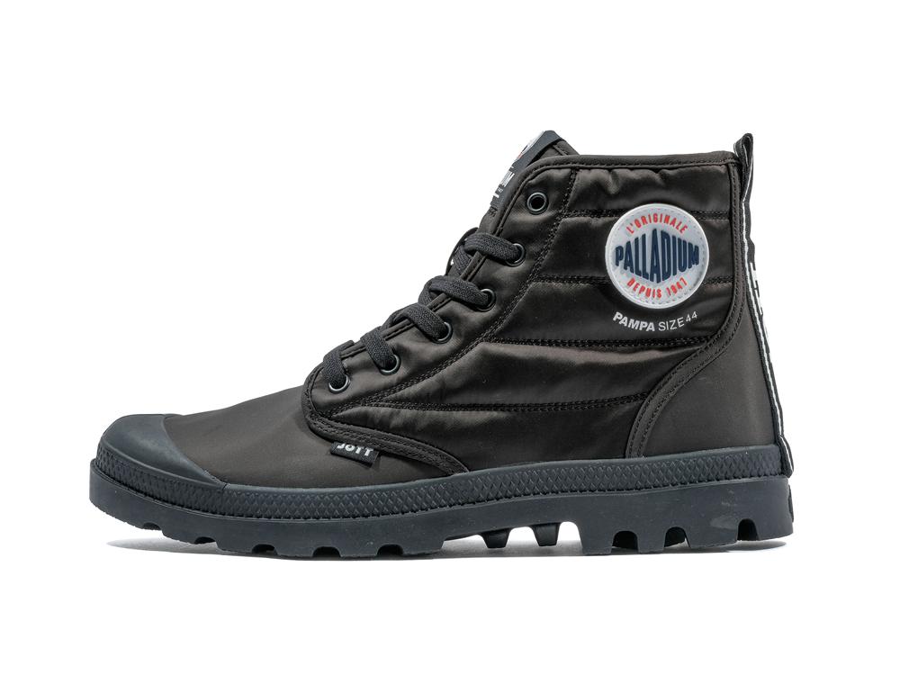 Black Men Palladium PAMPA HI DARE RHONA High Tops Shoes  USA |  TUM-253469