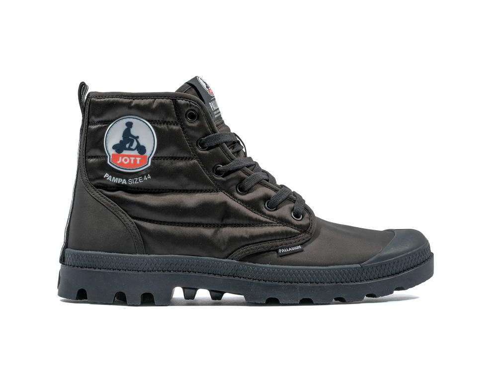 Black Men Palladium PAMPA HI DARE RHONA High Tops Shoes  USA |  TUM-253469