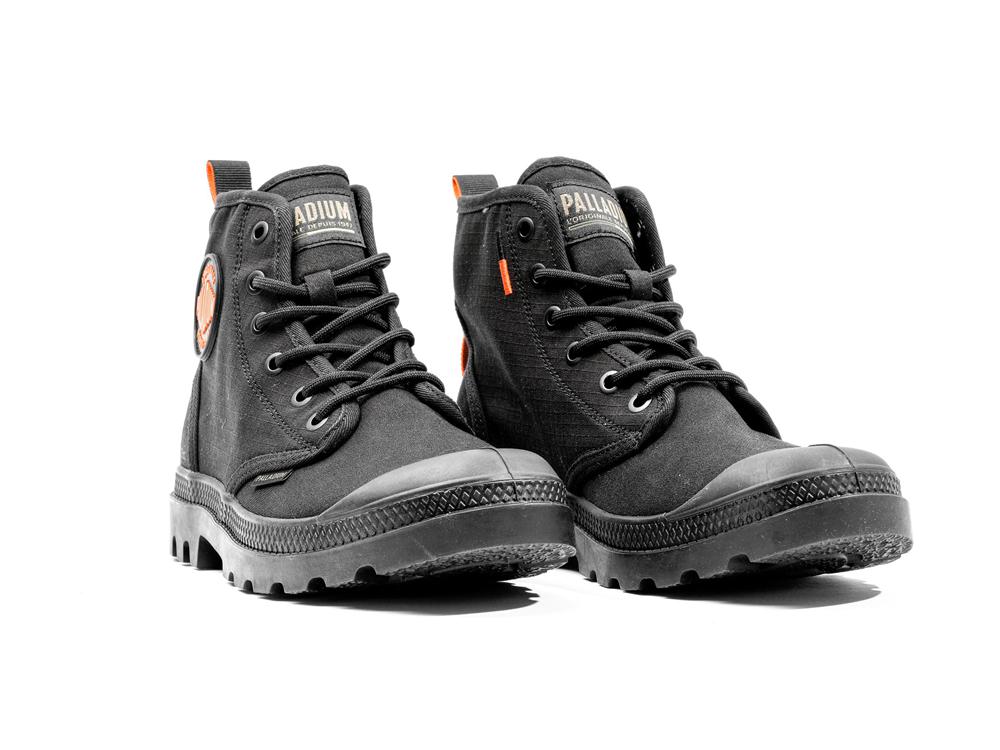 Black Men Palladium PAMPA HI SUPPLY RS High Top Boots  USA |  UCJ-710382