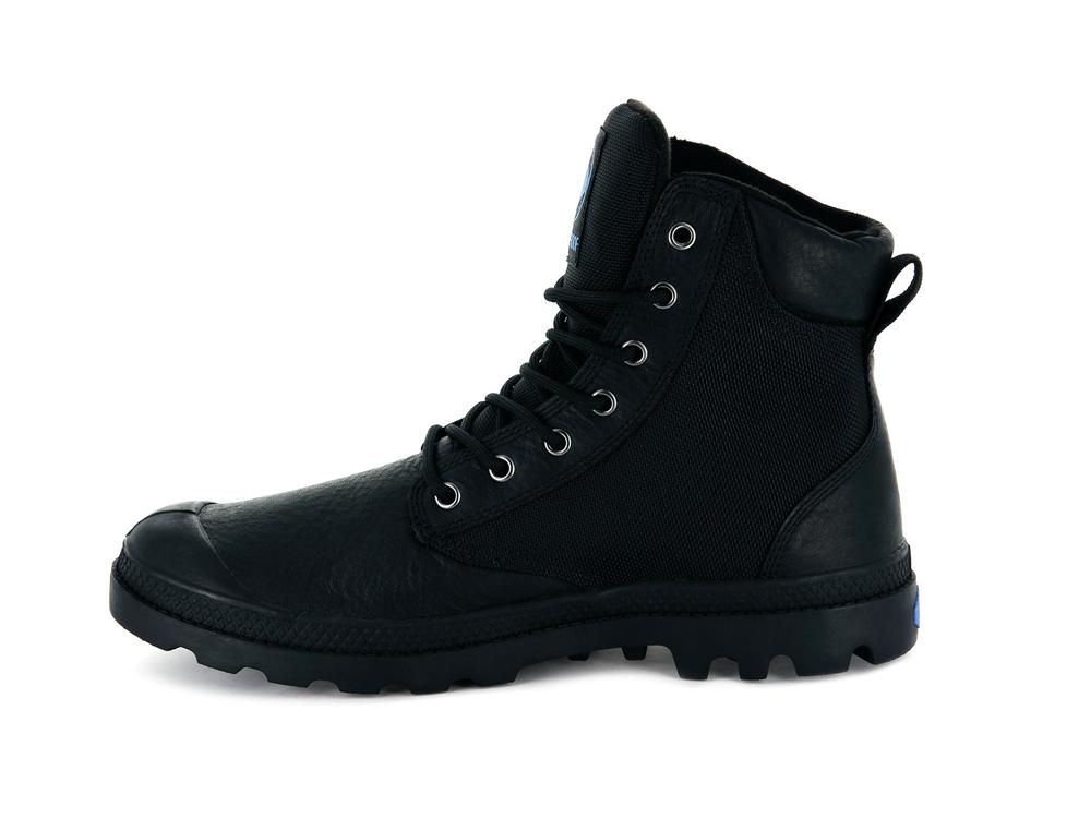 Black Men Palladium PAMPA SPORT CUFF WPN High Top Boots  USA |  NSA-502134