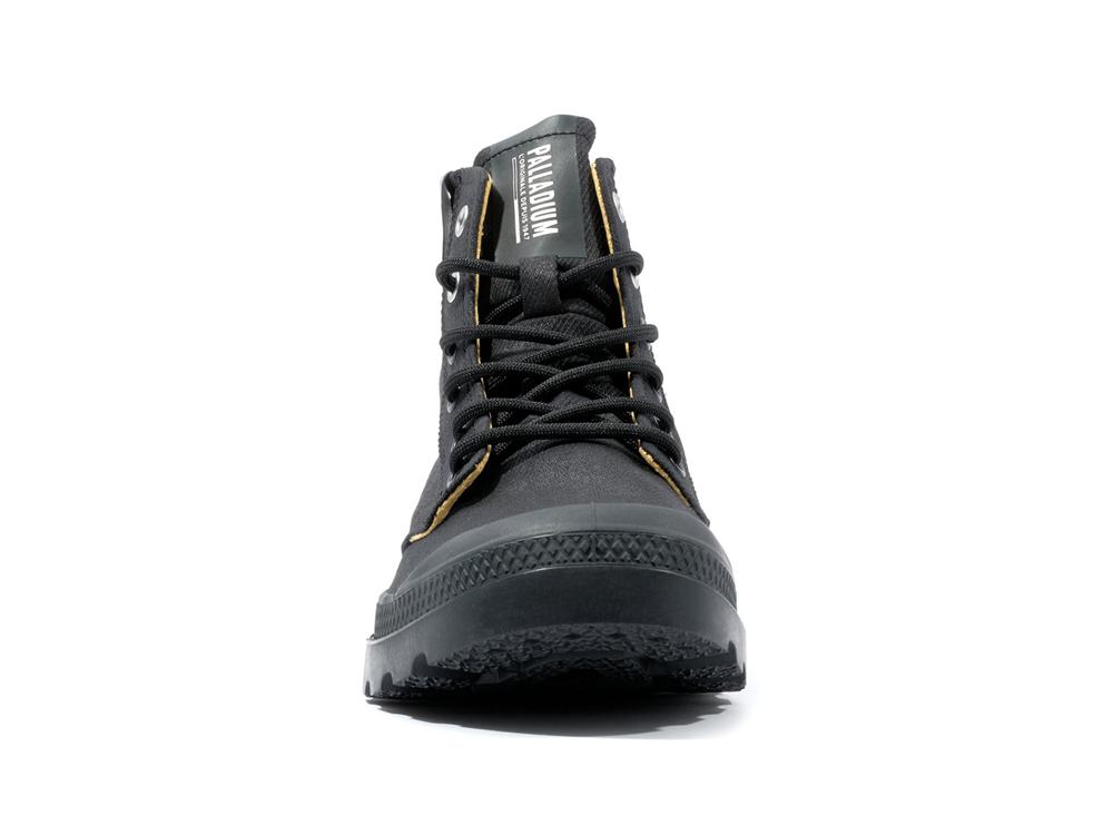 Black Men Palladium PAMPA SURPLUS High Tops Shoes  USA |  JTL-903278