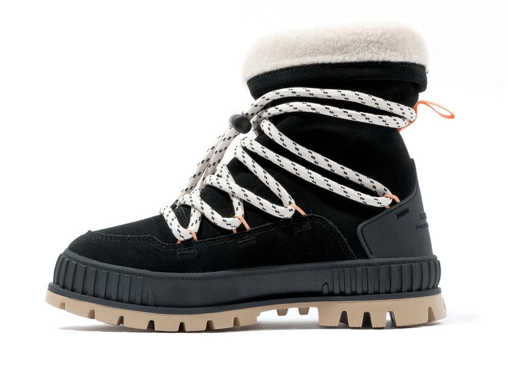 Black Women Palladium PALLASHOCK HIVER High Top Boots  USA |  XAC-316520