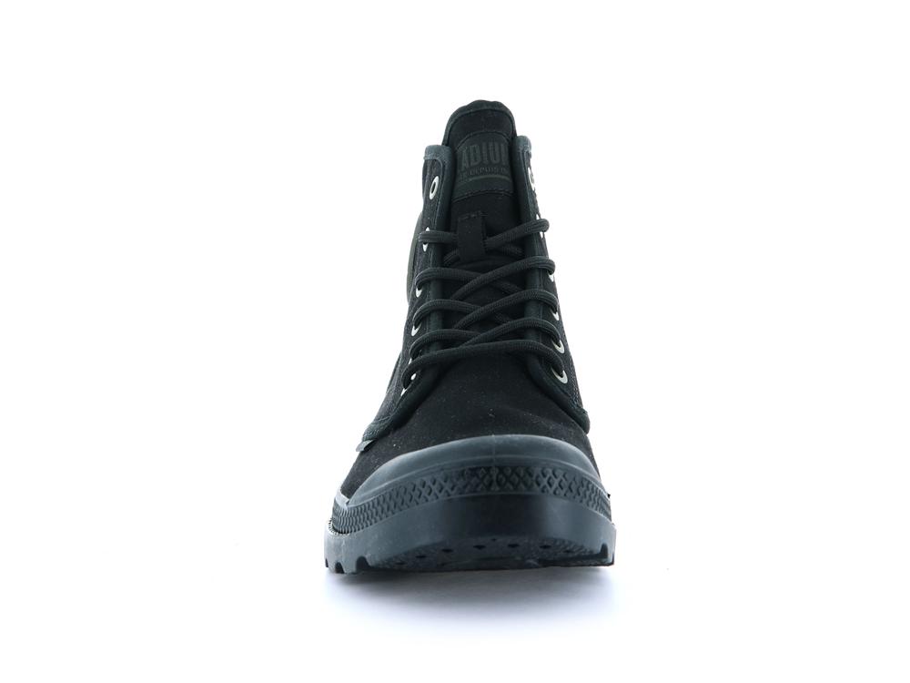 Black / Black Kids' Palladium PAMPA HI HTG SUPPLY High Top Boots  USA |  FUB-053897