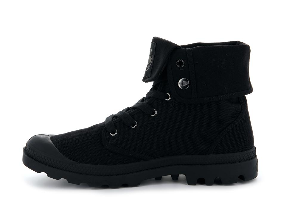 Black / Black Men Palladium BAGGY High Top Boots  USA |  OWE-516792