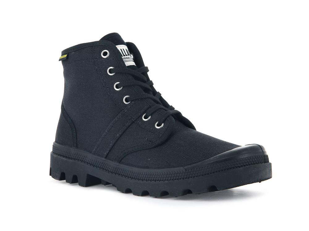 Black / Black Men Palladium PALLABROUSSE High Top Boots  USA |  MET-105897