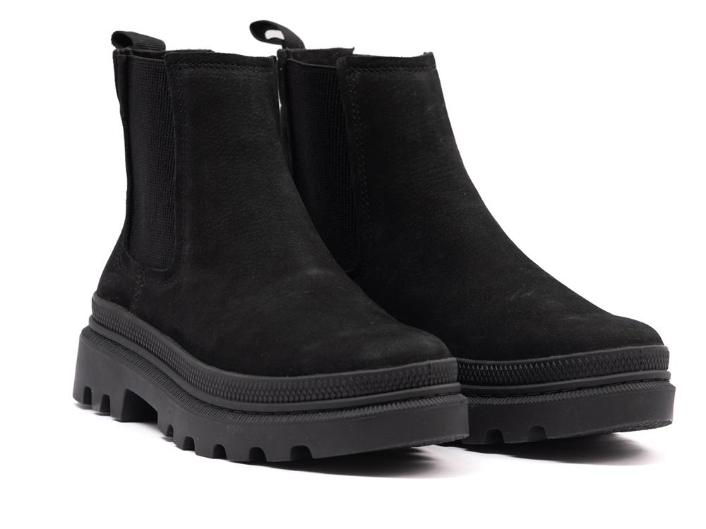 Black / Black Men Palladium PALLATROOPER CHELSEA High Top Boots  USA |  IRF-142860